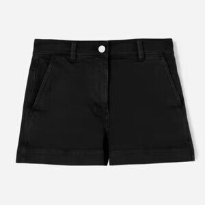 Everlane Black The Cotton Twill Short